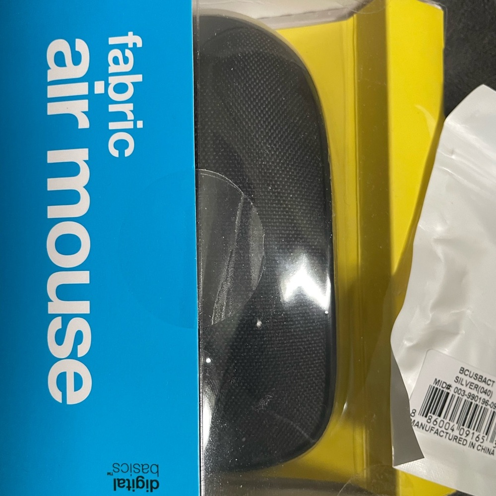 Black Fabric Air Mouse